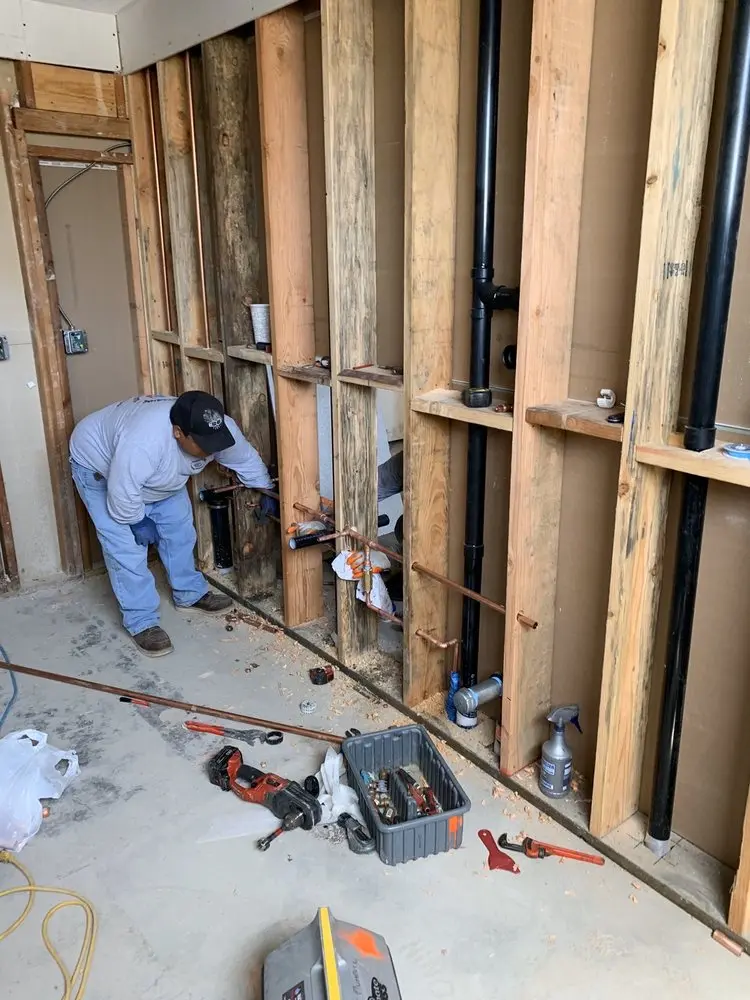 Commercial rough-in plumbing for Gas Line Repair in Pompano Beach